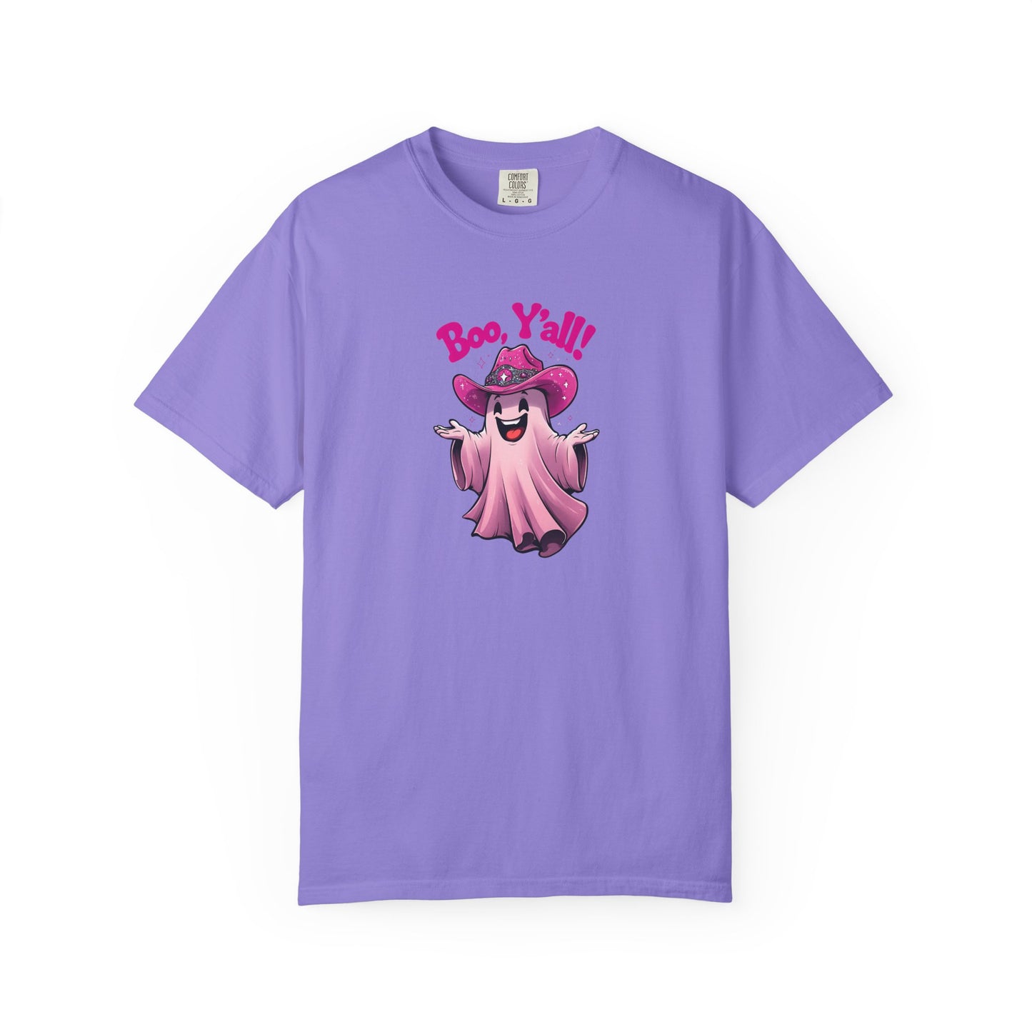 Boo Y'all Ghost T-Shirt, Fun Halloween Tee, Unisex Shirt, Cute Ghost Apparel, Spooky Season Outfit