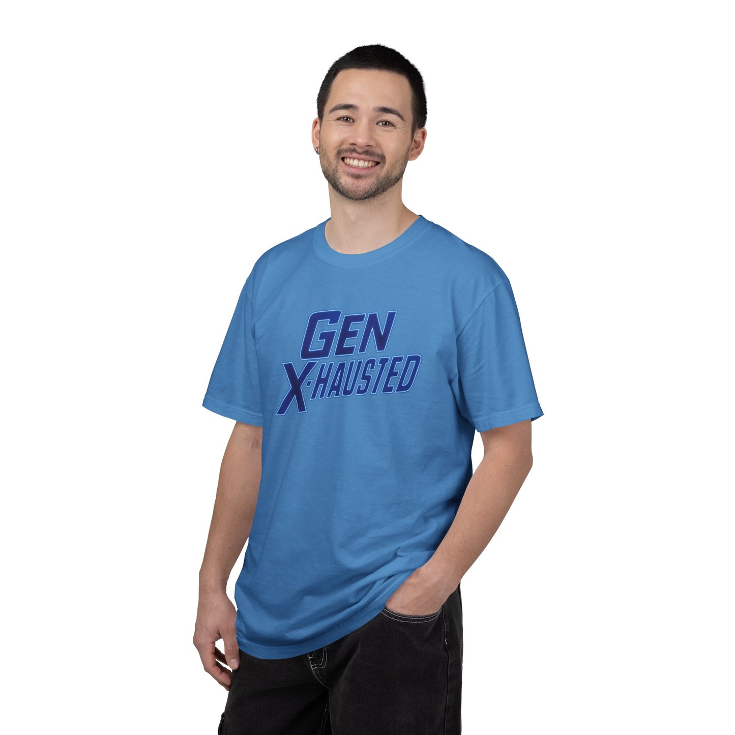 Gen X=Hausted Unisex T-Shirt, Vintage Style Tee, Funny Gift for Gen X, Casual Wear, Humor Shirt