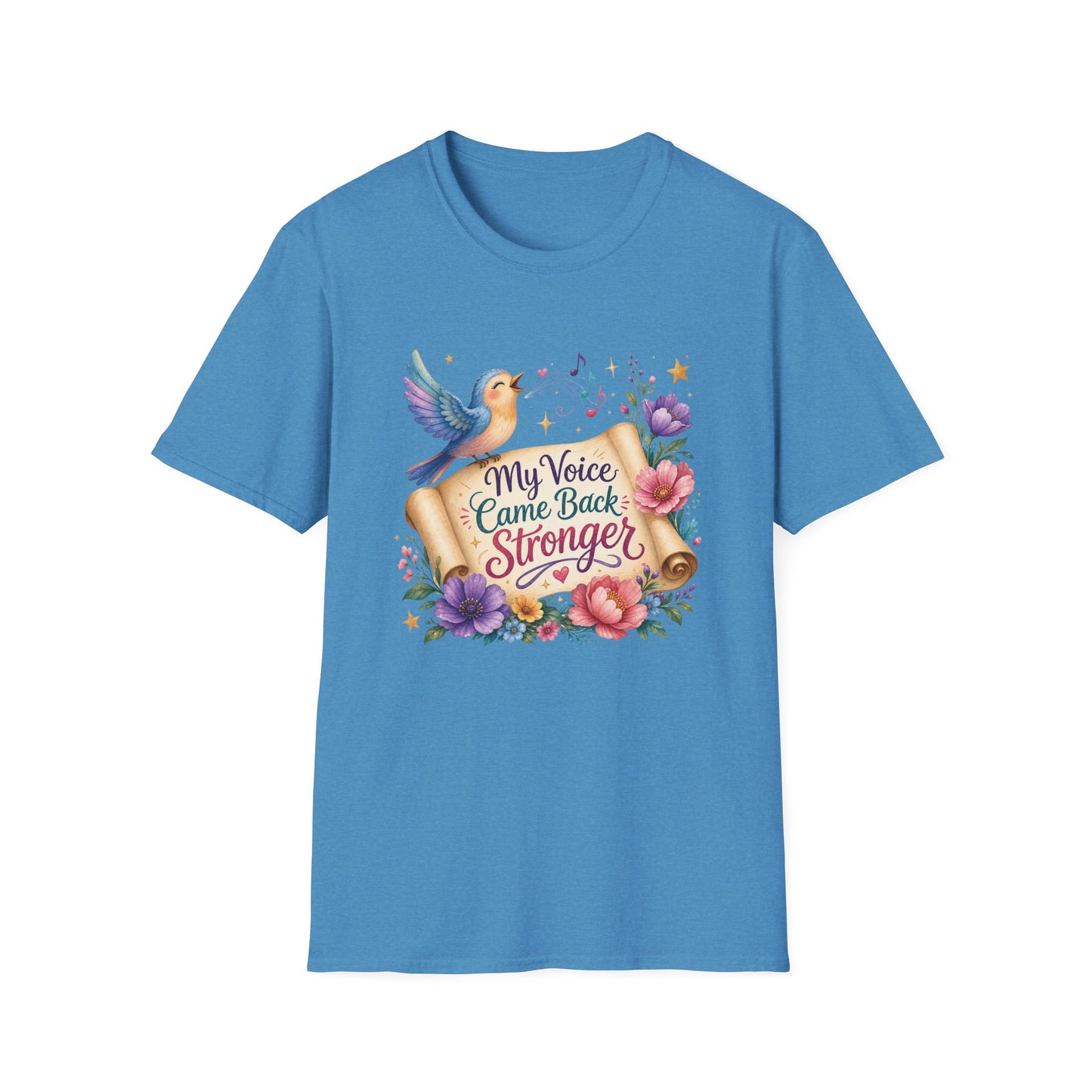 My Voice Came Back Stronger T-Shirt | Survivor