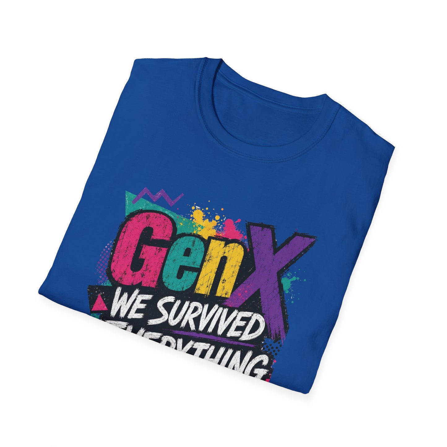 Gen X We Survived Everything T-Shirt | 90s Retro Graphic Tee