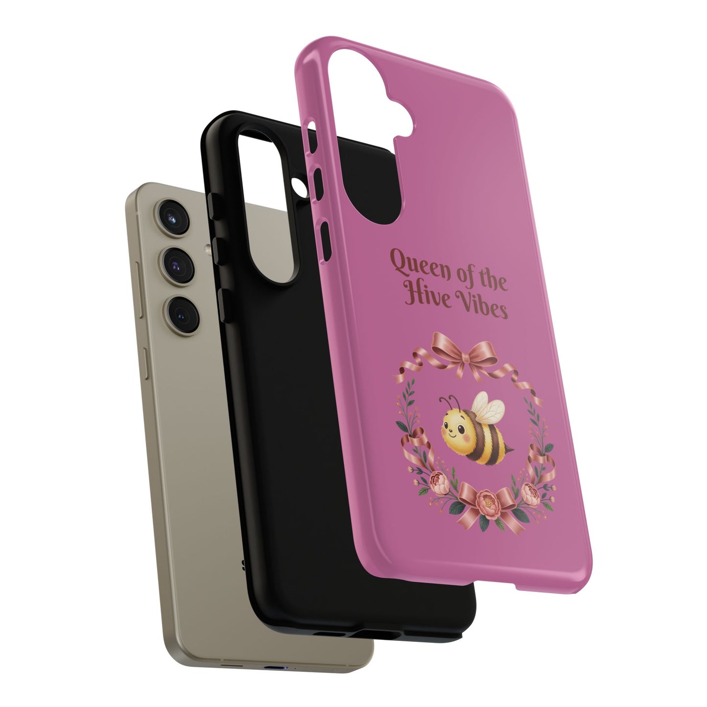 Queen of the Hive Bee Phone Case | Cute Floral Bee iPhone Case