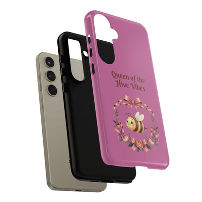 Queen of the Hive Bee Phone Case | Cute Floral Bee iPhone Case