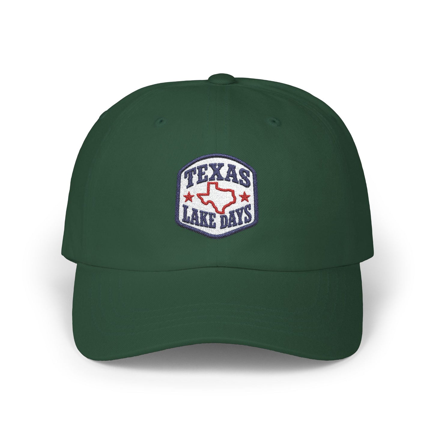 Texas Lake Days Dad Cap | Embroidered Patch Baseball Hat