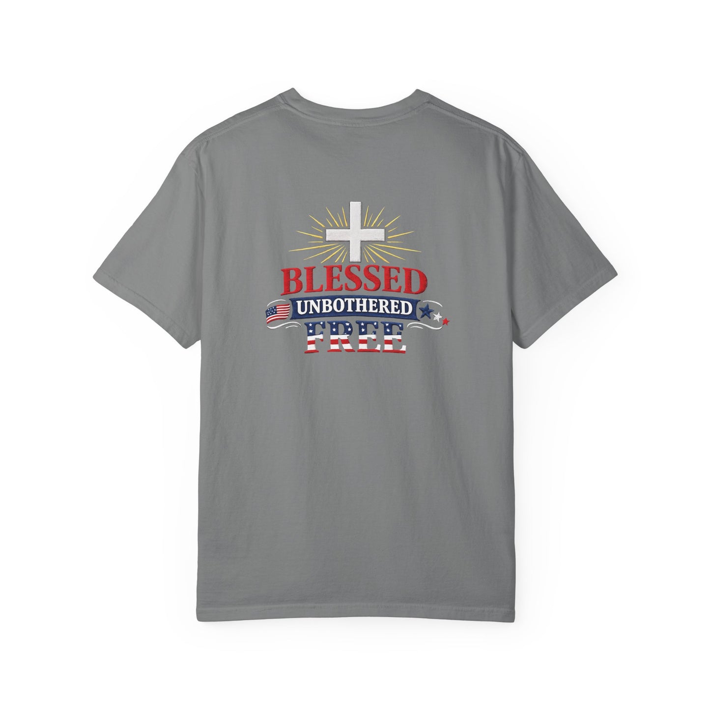 Blessed Unbothered Free cross | T-shirt