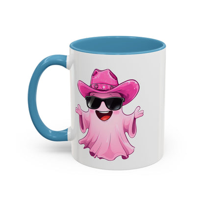Playful Ghost Coffee Mug - Fun Halloween Drinkware, Cute Gift for Ghost Lovers, Perfect for Fall, Coffee Lovers, Halloween Decor