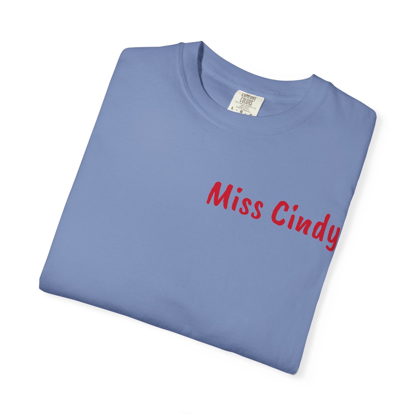 Unisex Garment-Dyed T-Shirt for Teachers - Miss Cindy, Chaos Coordinator Design, Perfect for Back to School, Appreciation Gifts, [...]
