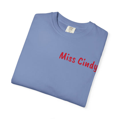 Unisex Garment-Dyed T-Shirt for Teachers - Miss Cindy, Chaos Coordinator Design, Perfect for Back to School, Appreciation Gifts, [...]