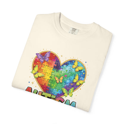 Autism Puzzle Heart T-shirt | Accept Understand Love