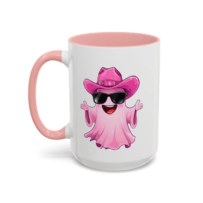 Playful Ghost Coffee Mug - Fun Halloween Drinkware, Cute Gift for Ghost Lovers, Perfect for Fall, Coffee Lovers, Halloween Decor