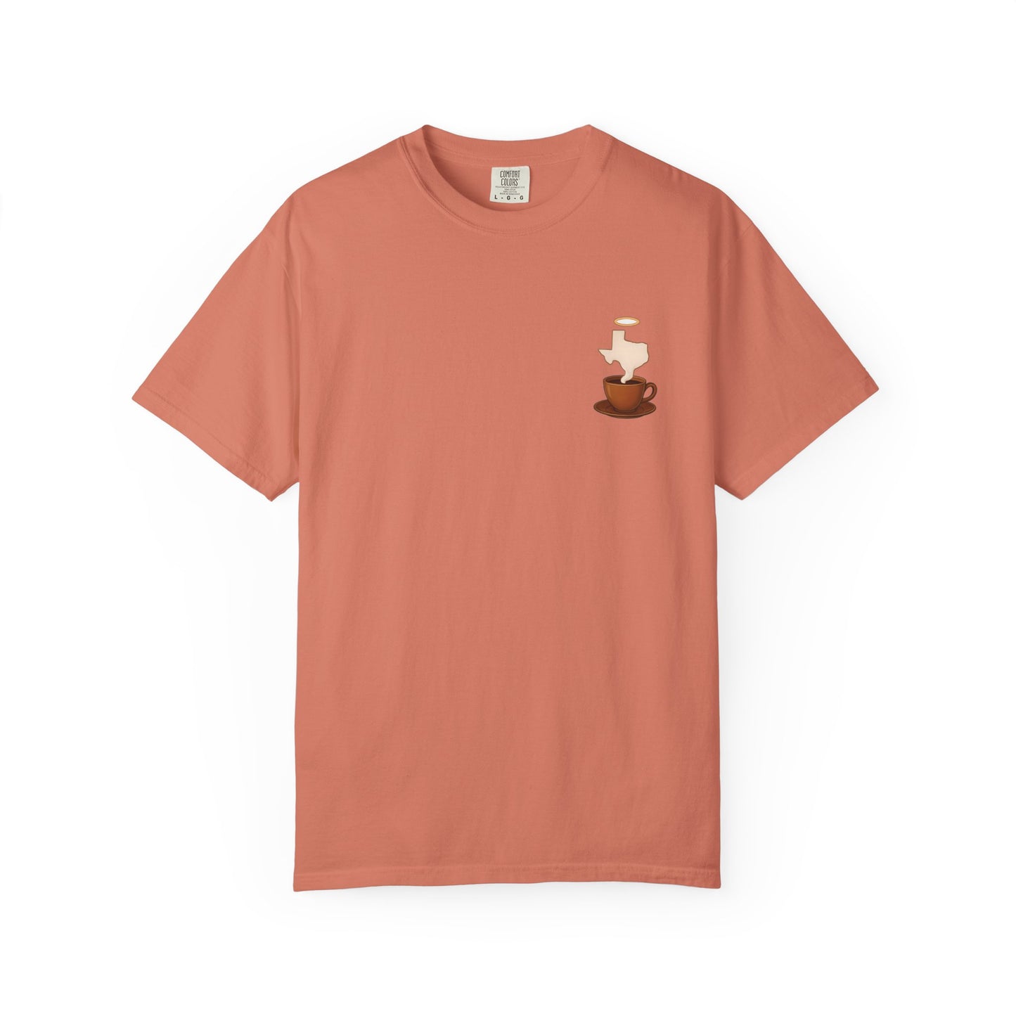 Blessings Brewed T-Shirt, Faith-Inspired Tee, Coffee Lover Gift, Texas Pride Apparel, Unisex Casual Wear