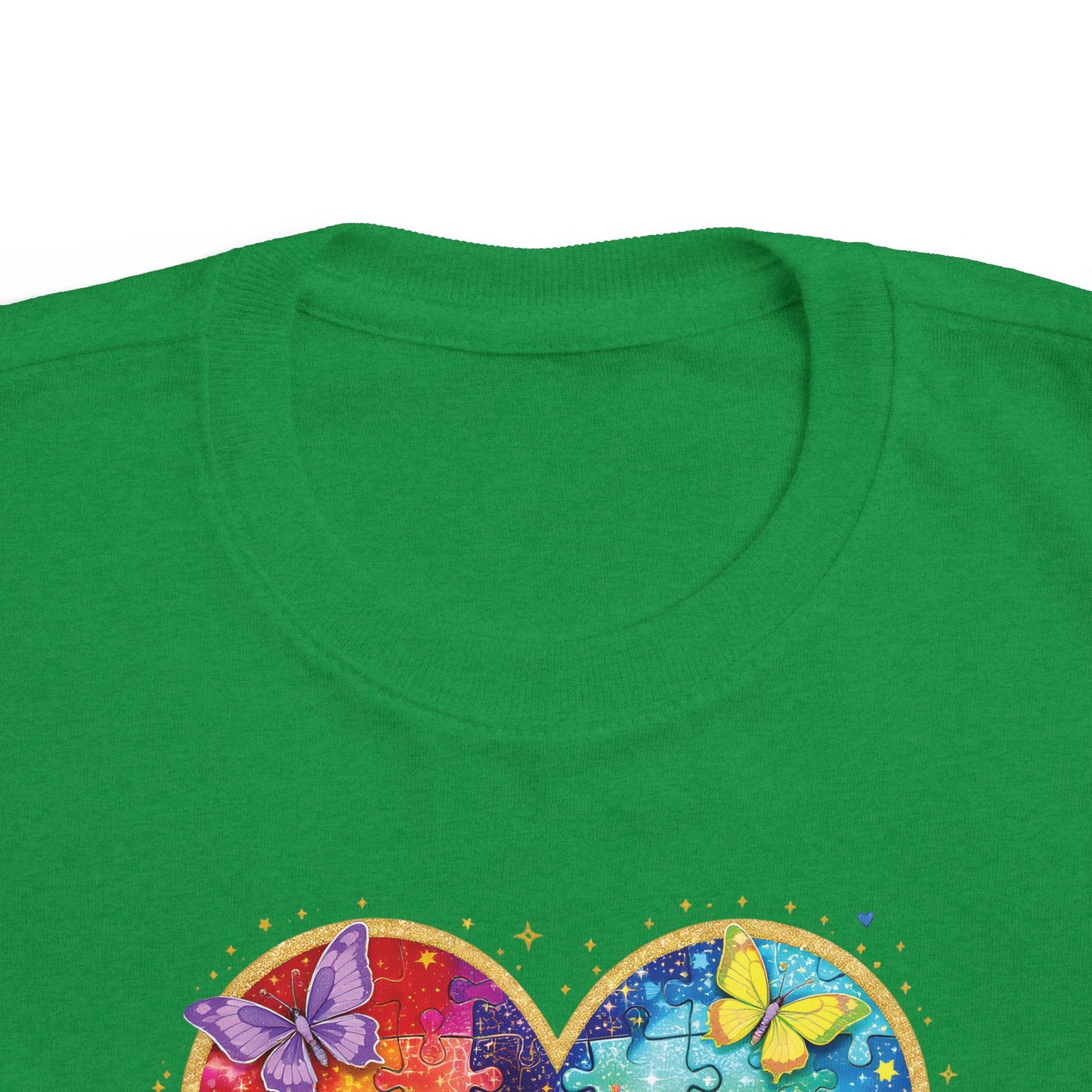 Autism Puzzle Heart Toddler Tee | Accept Understand Love