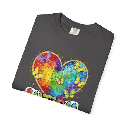 Autism Puzzle Heart T-shirt | Accept Understand Love