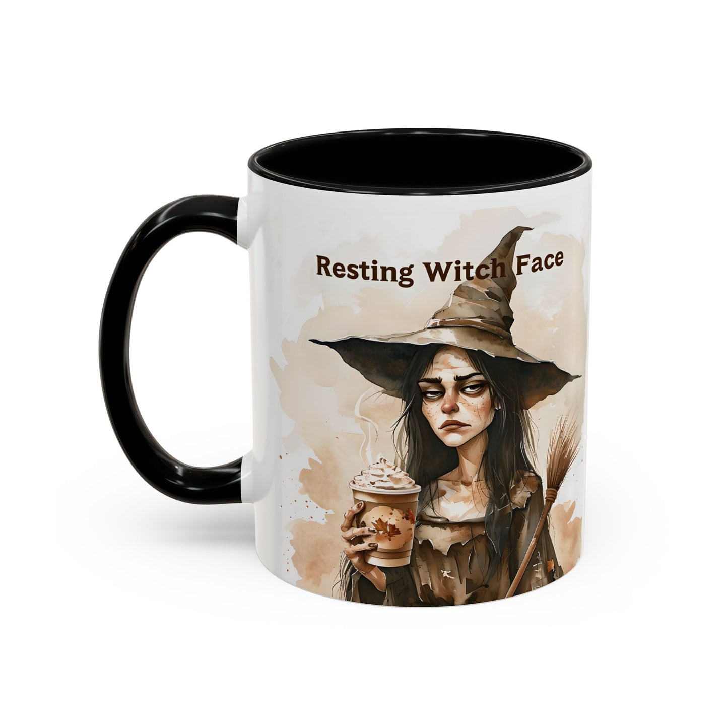 Resting Witch Face Coffee Mug - Halloween Mug, Funny Mug, Witch Mug, Halloween Gift, Coffee Lover Gift