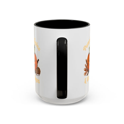 Pumpkin Spice Coffee Mug - Perfect for Fall Decor, Nursing Gifts, Halloween Parties, Cozy Mornings, Harvest Gatherings