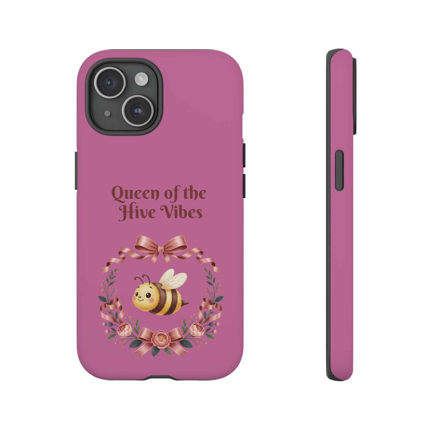 Queen of the Hive Bee Phone Case | Cute Floral Bee iPhone Case