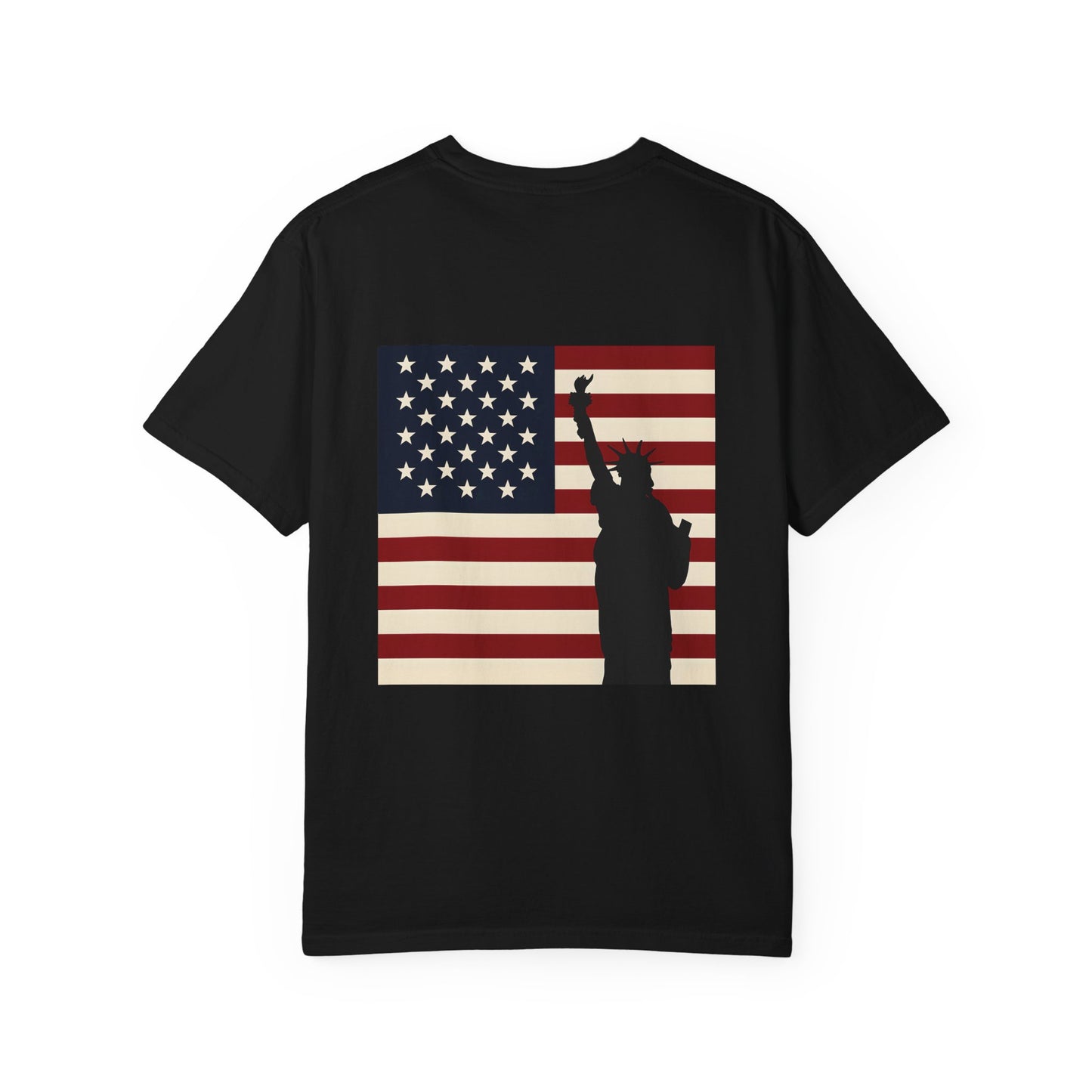 Freedom Patriotic T-shirt, Statue of Liberty, USA Independence Day Tee, Liberty Island Shirt, America Flag Top, Patriotic July 4th Gift
