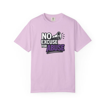 Empowering Unisex T-Shirt: No Excuse for Abuse, Awareness Shirt, Activism Tee, Gift for Supporters, Comfort Wear