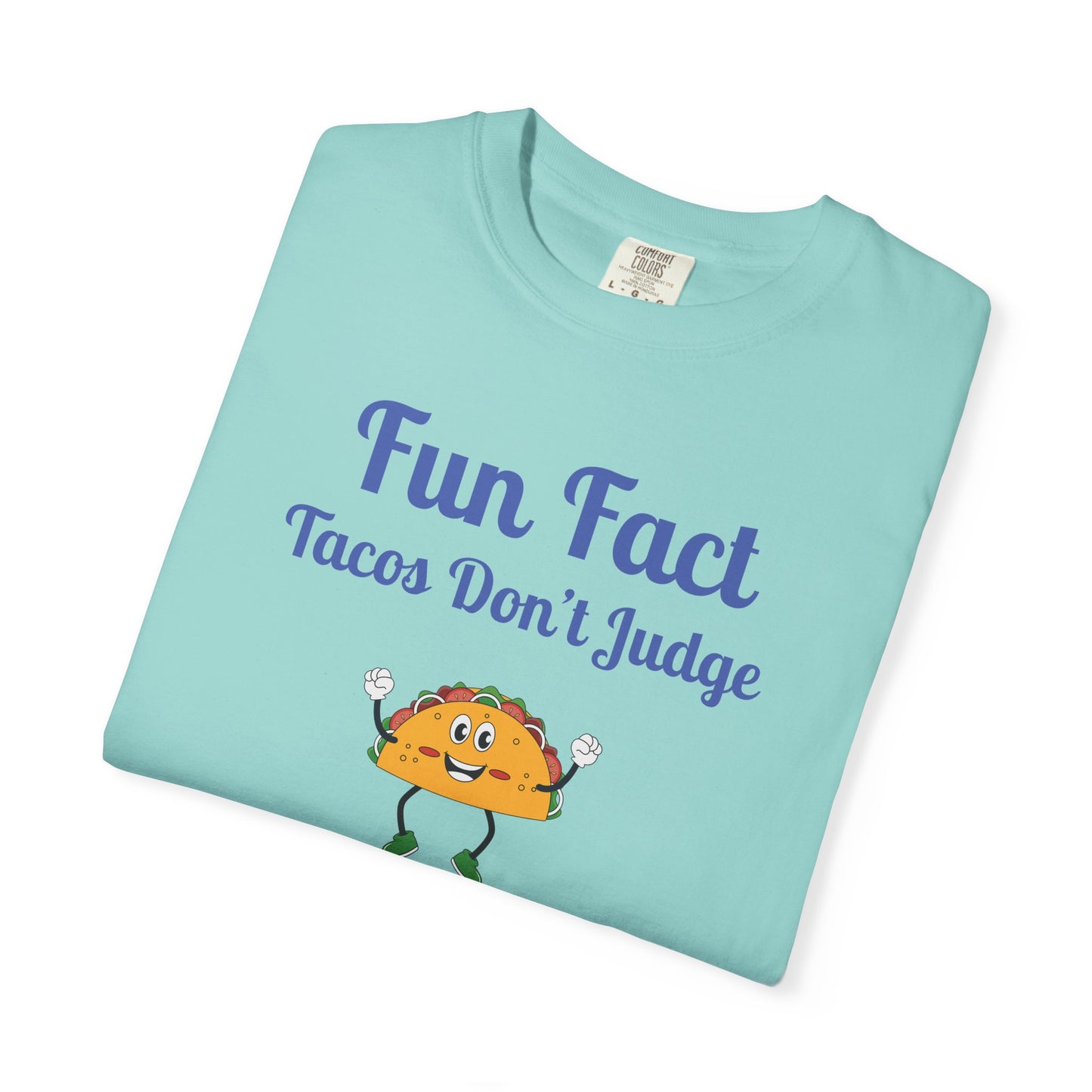 Fun Fact Taco Unisex Tee - Humorous Foodie Shirt, Gift for Taco Lovers, Casual Wear, Cute Graphic Tee