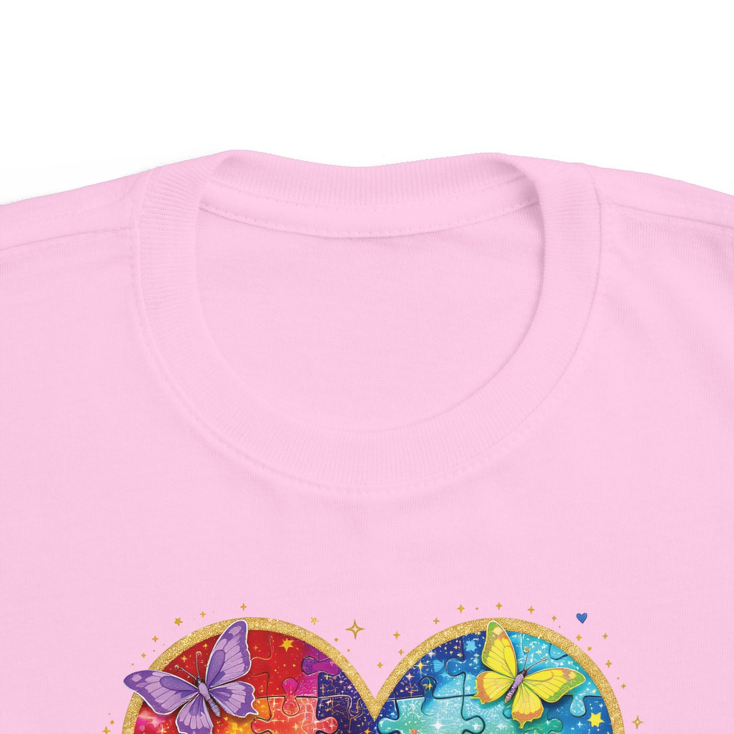 Autism Puzzle Heart Toddler Tee | Accept Understand Love