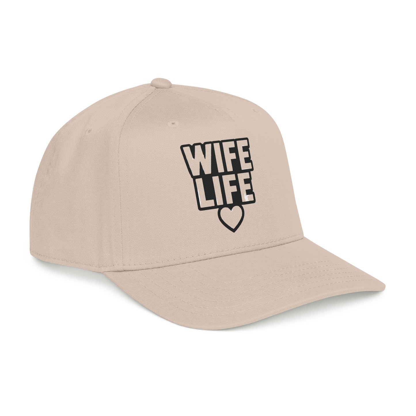 Wife Life Mid Profile Baseball Cap | Wife Life Baseball Hat