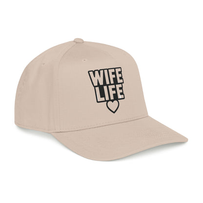 Wife Life Mid Profile Baseball Cap | Wife Life Baseball Hat