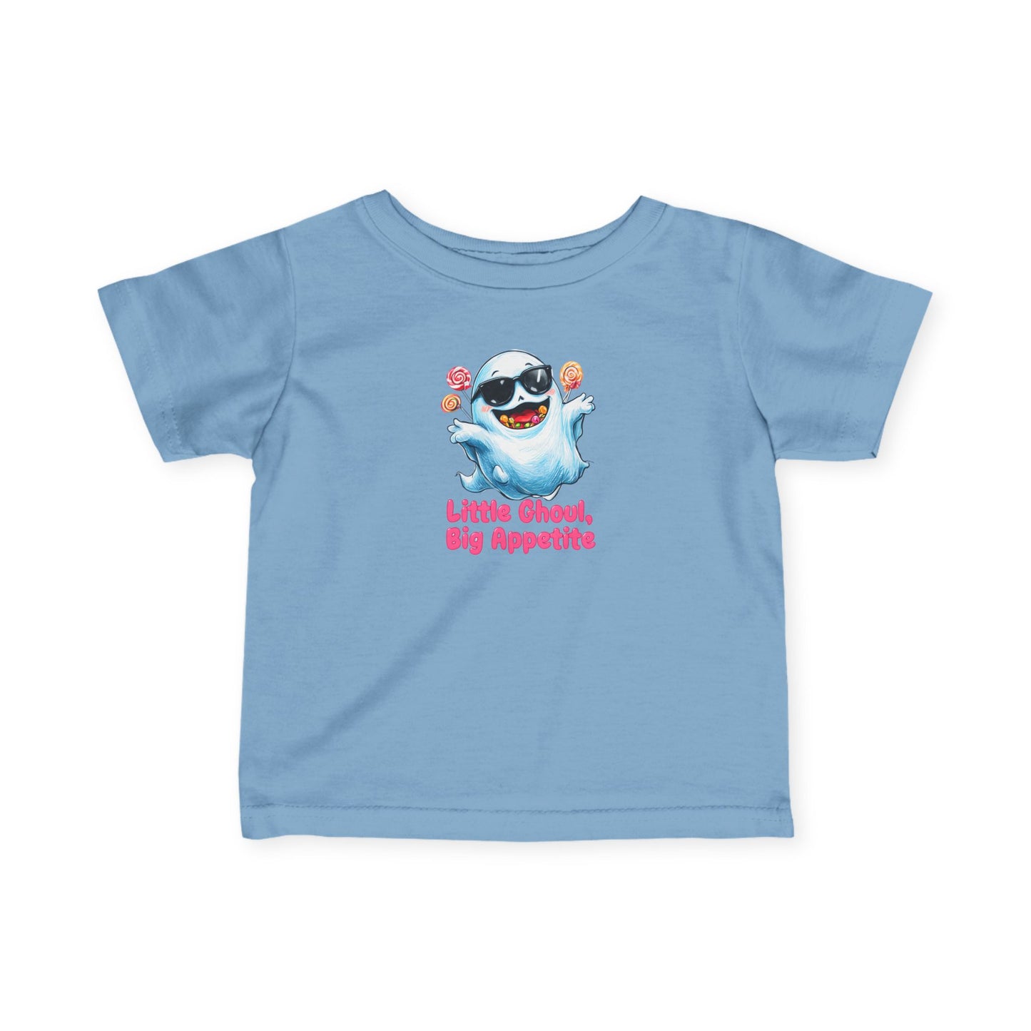Adorable Halloween Infant T-Shirt, Little Ghoul Big Appetite Tee, Baby Halloween Costume, Cute Toddler Shirt, Spooky Fun Apparel, [...]