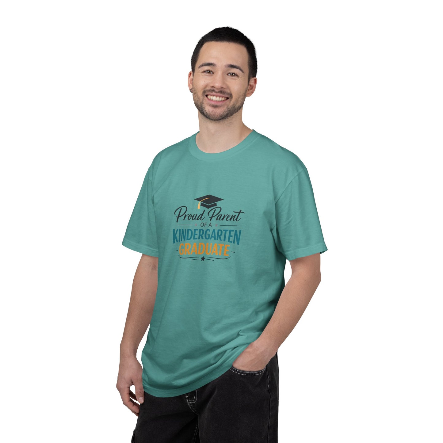 Proud Parent of a Kindergarten Graduate T-Shirt | Graduation Cap Design
