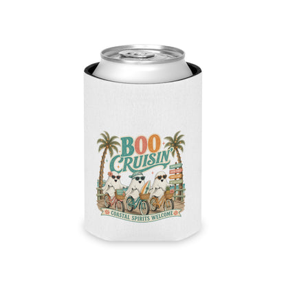 Boo Cruisin' Ghosts Can Cooler | Halloween Coastal Spirits