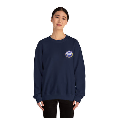 Unbothered Energy embroidered sweatshirt | Funny Slogan Crewneck