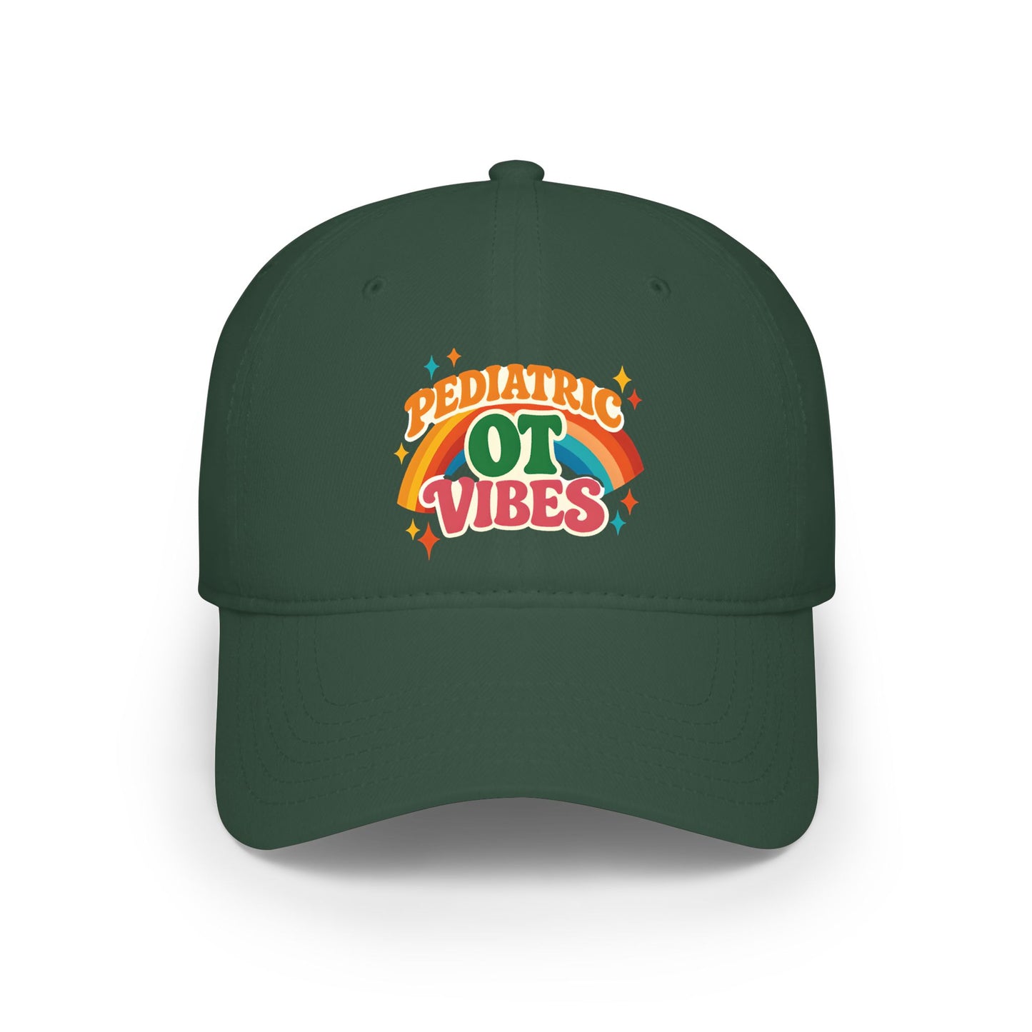 Pediatric OT Vibes Cap | Occupational Therapy Rainbow Logo