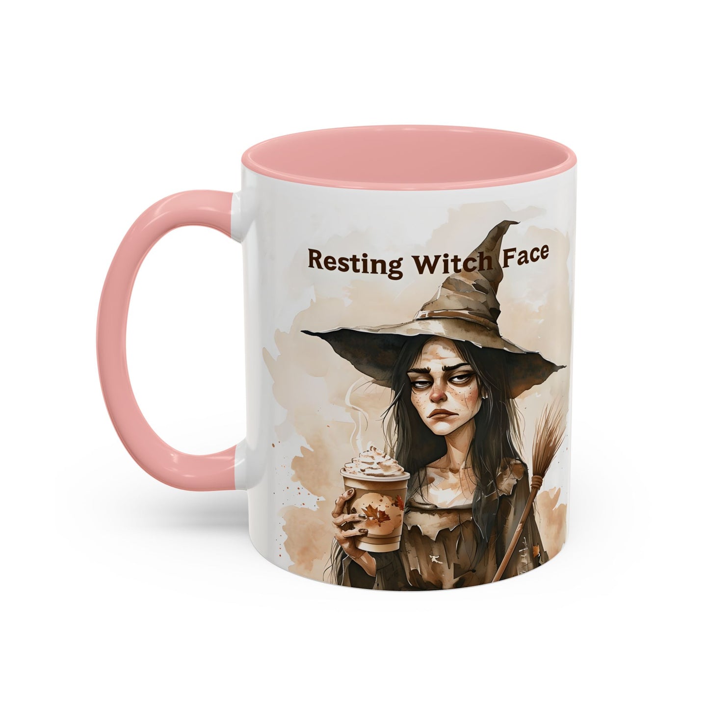 Resting Witch Face Coffee Mug - Halloween Mug, Funny Mug, Witch Mug, Halloween Gift, Coffee Lover Gift