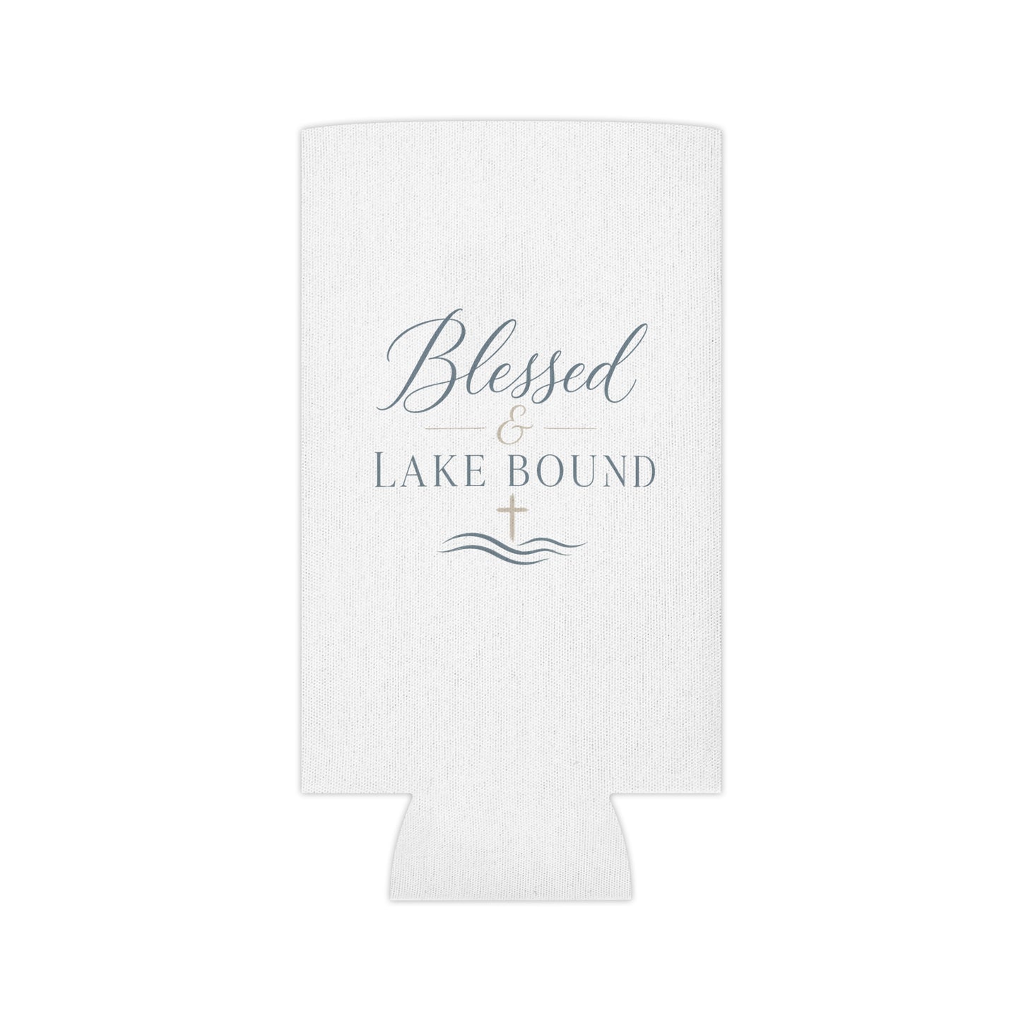 Blessed & Lake Bound Can Cooler | Christian Lake Life