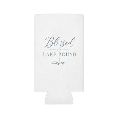 Blessed & Lake Bound Can Cooler | Christian Lake Life