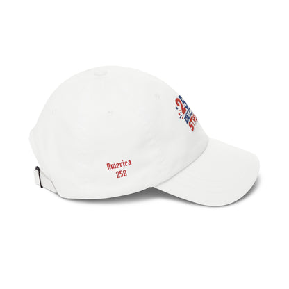 250 Years Strong 1776-2026 Dad Cap | America Anniversary