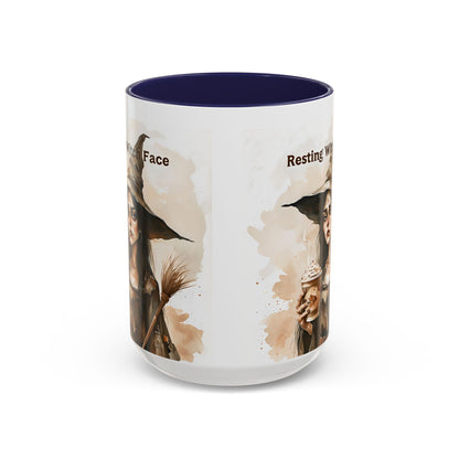 Resting Witch Face Coffee Mug - Halloween Mug, Funny Mug, Witch Mug, Halloween Gift, Coffee Lover Gift