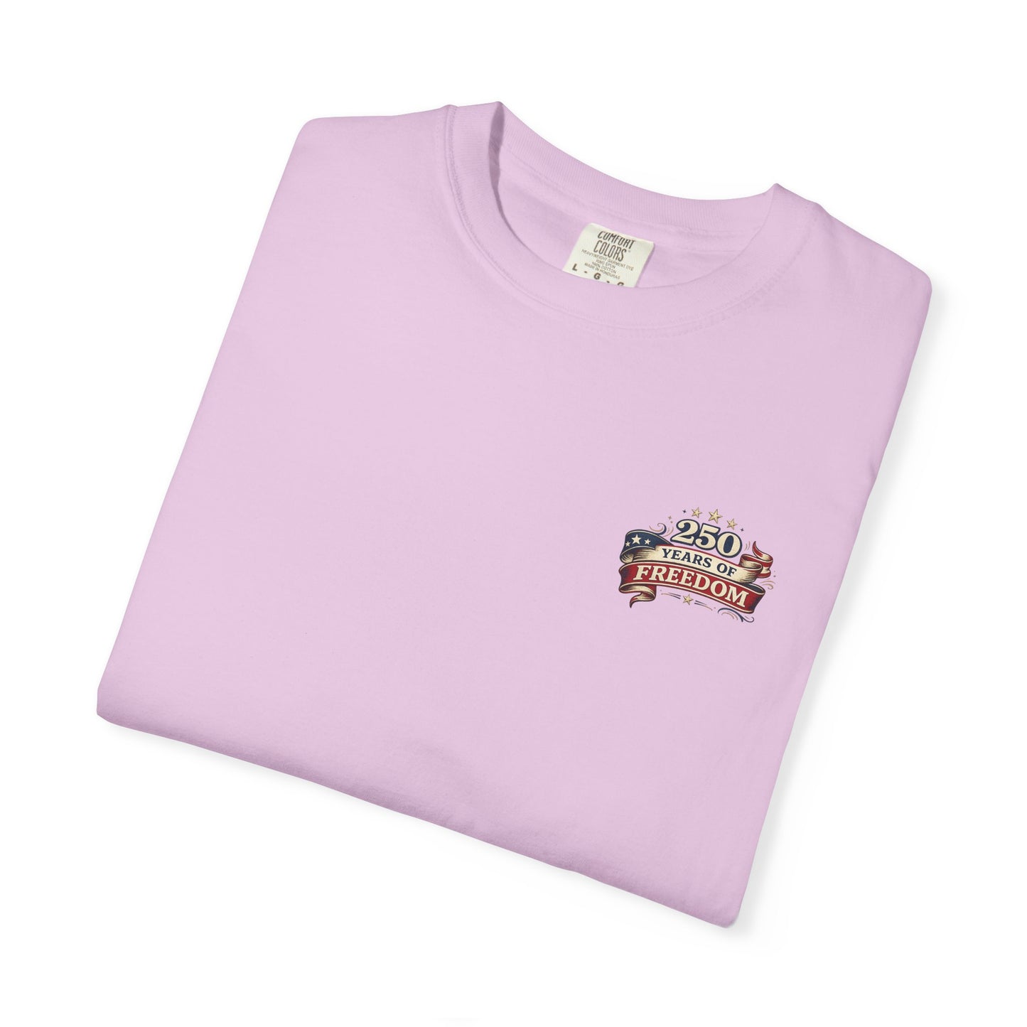 250 Years of Freedom T-shirt | American Flag Ribbon Patriotic Tee