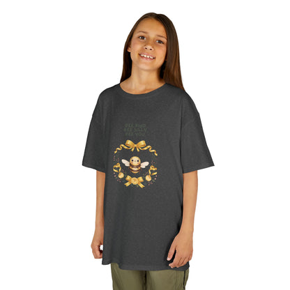 Bee Kind Bee Silly Bee You Kids T-Shirt | Cute Bee Wreath Design
