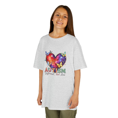 Autism Puzzle Heart Kids Tee | Different Not Less