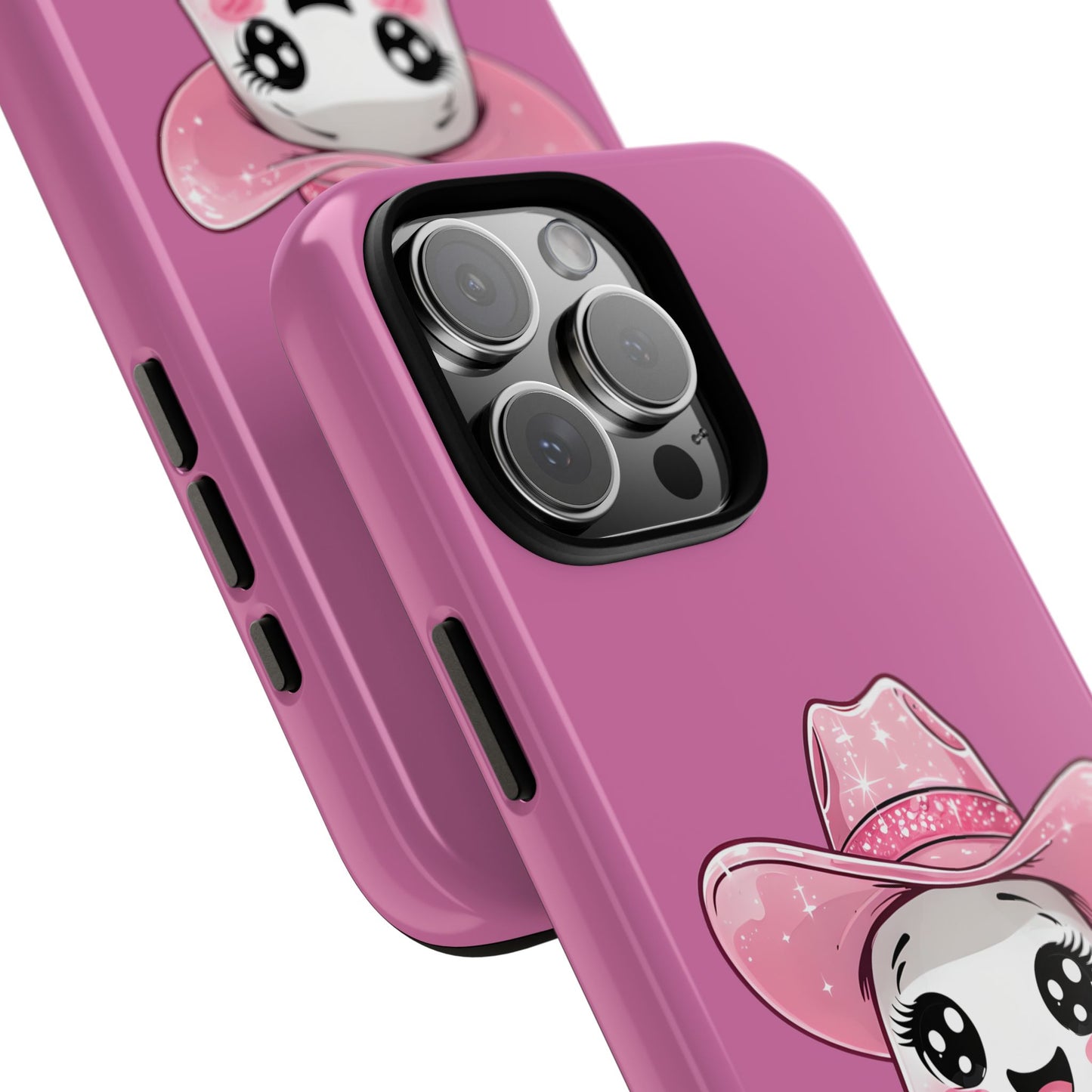Cute Ghost Phone Case - Fun, Whimsical, Kawaii, Halloween, Gift Idea, Pink Ghost Design