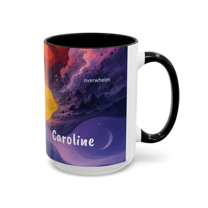 Colorful Emotional Spectrum Mug | Personalized Name Coffee Mug
