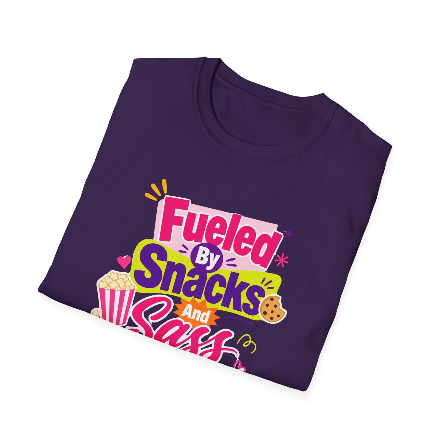 Fueled by Snacks and Sass T-Shirt | Snack Quote Tee