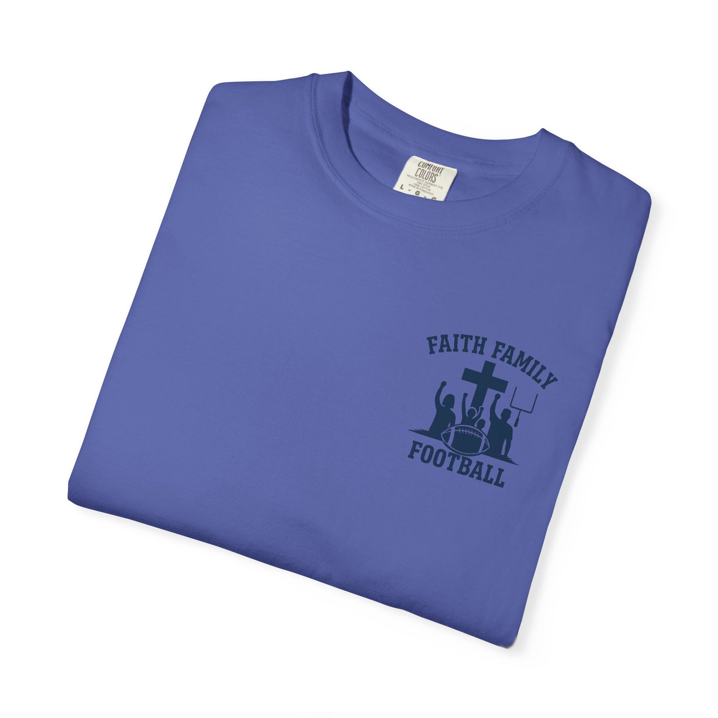Faith Family Football Unisex Garment-Dyed T-Shirt, Casual Sportswear, Gift for Sports Lovers, Everyday Comfort Tee, Team Spirit [...]