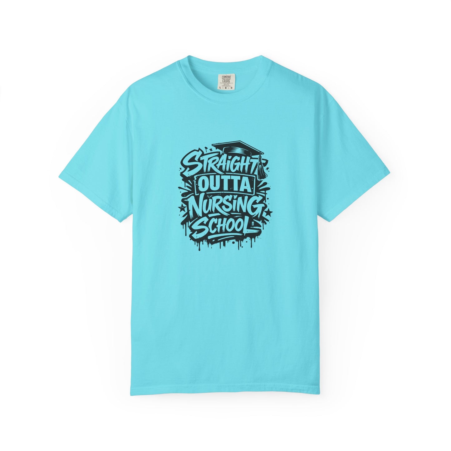 Straight Outta Nursing School T-shirt | Nursing Graduate Tee, Cap Graphic