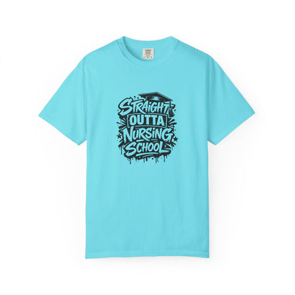 Straight Outta Nursing School T-shirt | Nursing Graduate Tee, Cap Graphic