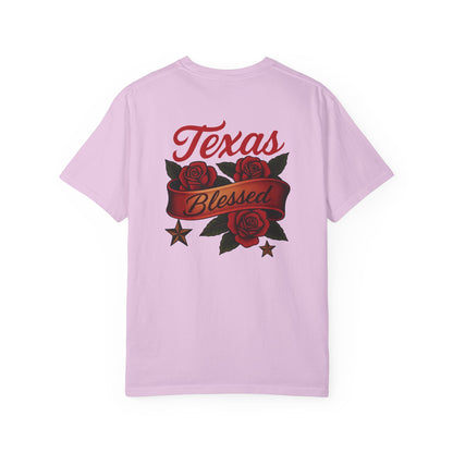 Texas Blessed Unisex Garment-Dyed T-shirt | Casual Tee for Everyday Wear, Perfect Gift for Texas Lovers, Birthday, and Celebrations, [...]