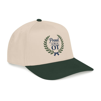 Proud to Be an OT Baseball Cap | Occupational Therapist Hat, Laurel Wreath