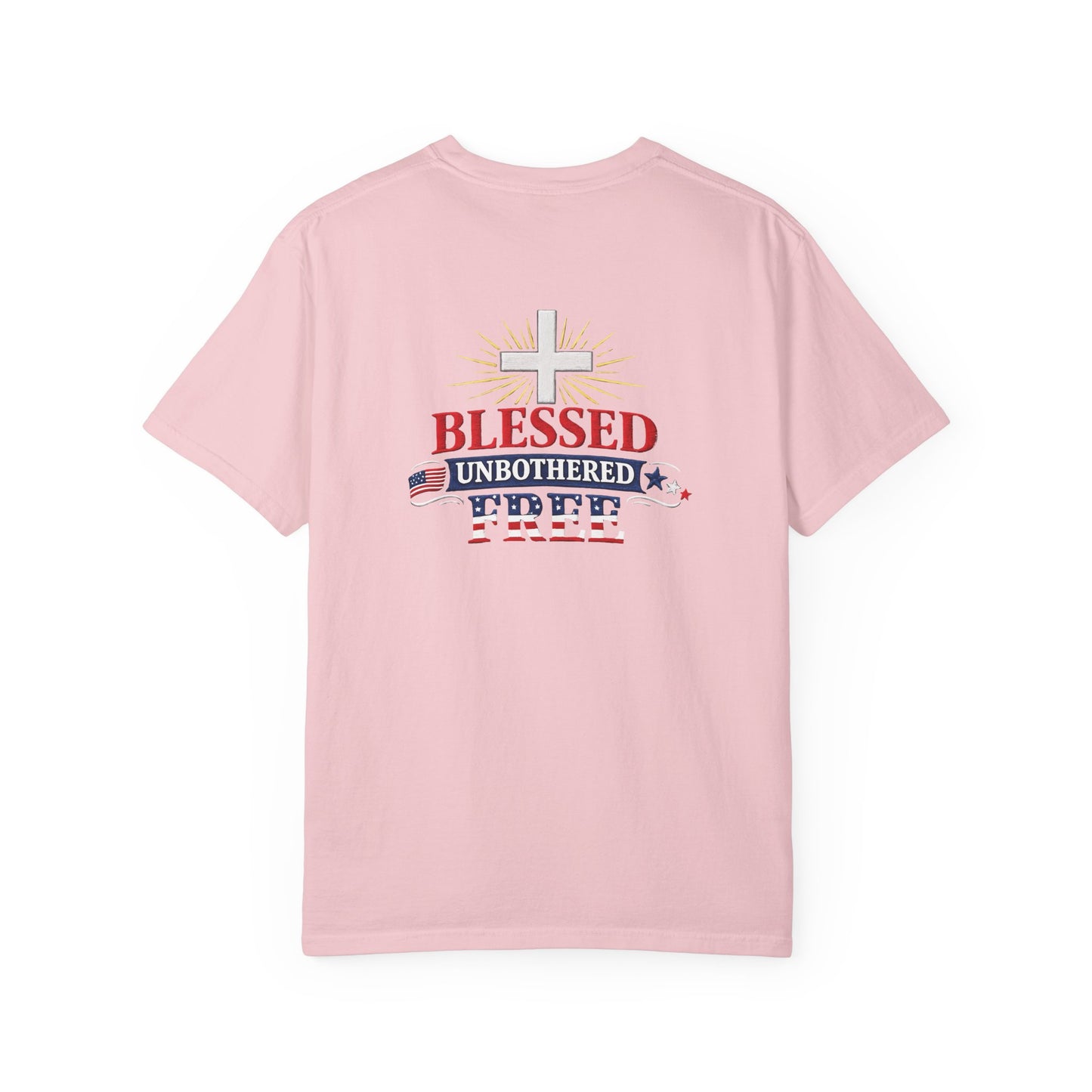 Blessed Unbothered Free cross | T-shirt