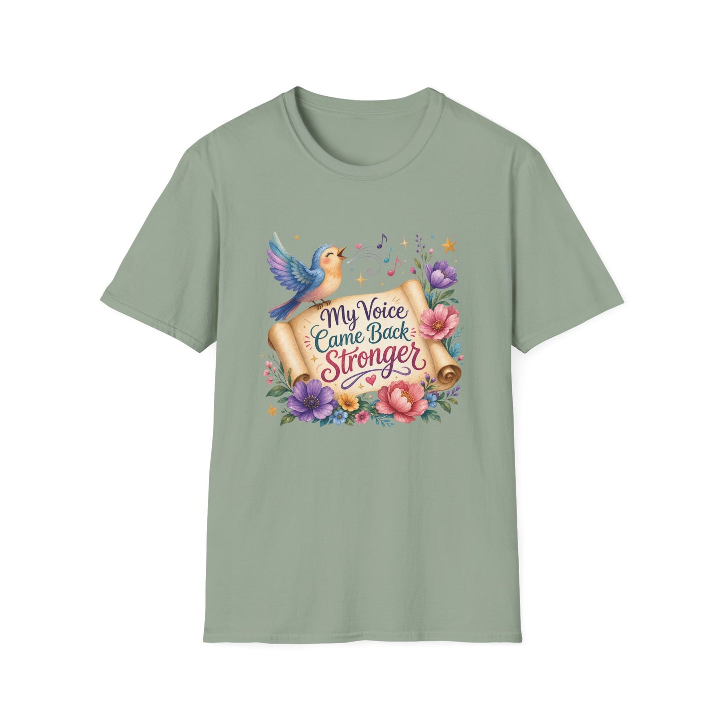 My Voice Came Back Stronger T-Shirt | Survivor