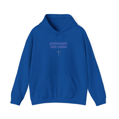 Professional Faith Walker Hooded Sweatshirt - Christian Inspirational Clothing, Unisex Hoodie, Religious Gift, Cozy Jumper, Faith Apparel