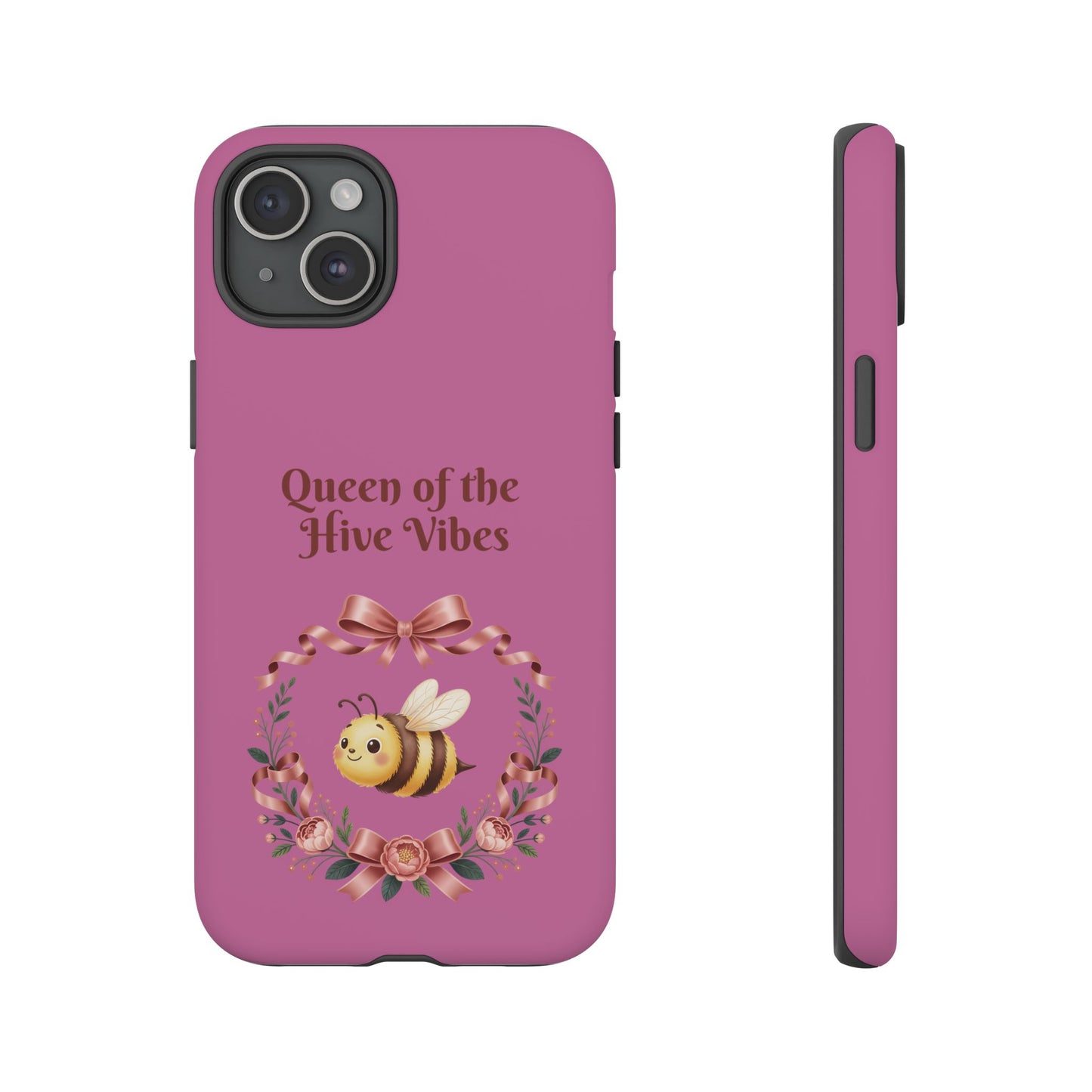 Queen of the Hive Bee Phone Case | Cute Floral Bee iPhone Case